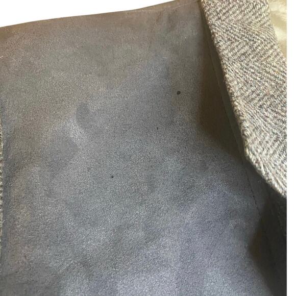 Pendleton Men's Wool Herringbone Blazer Jacket Sz 46 Elbow Patches Western Suede - Picture 10 of 13